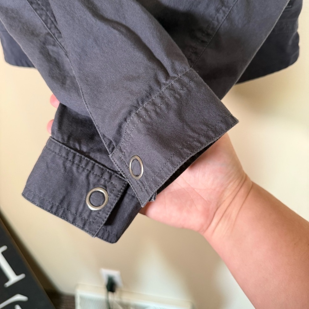 CAbi 3023 Twilight Moto Jacket Charcoal Gray Size Medium - Picture 6 of 9